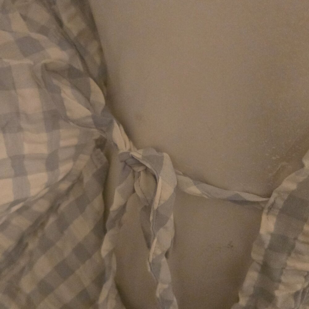 Open Edit Gingham Robe NWT - Picture 3 of 3